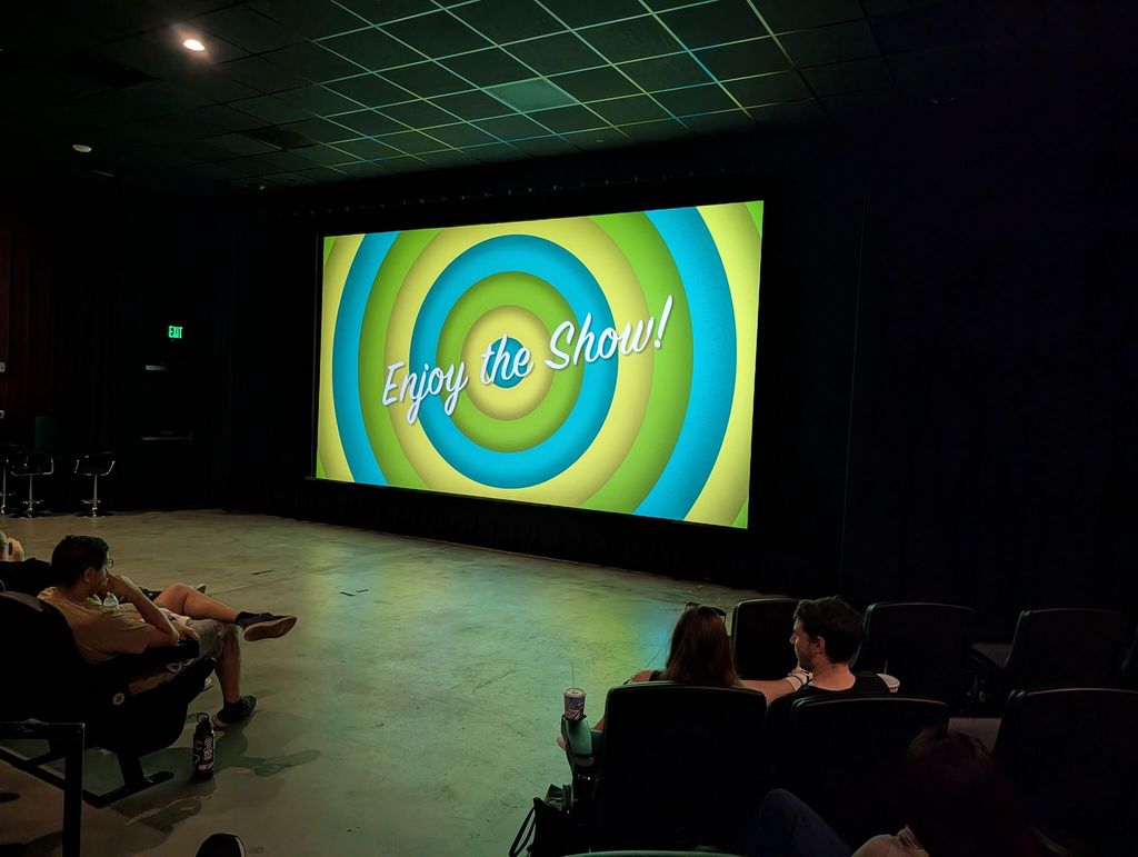 The view from our seats
